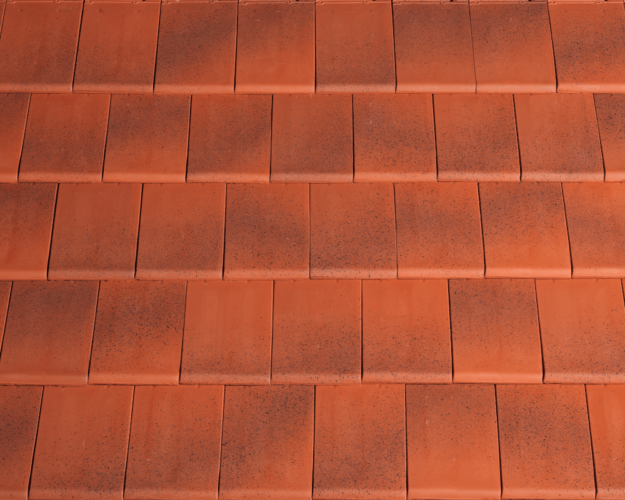 Jaspee Red installed on roof