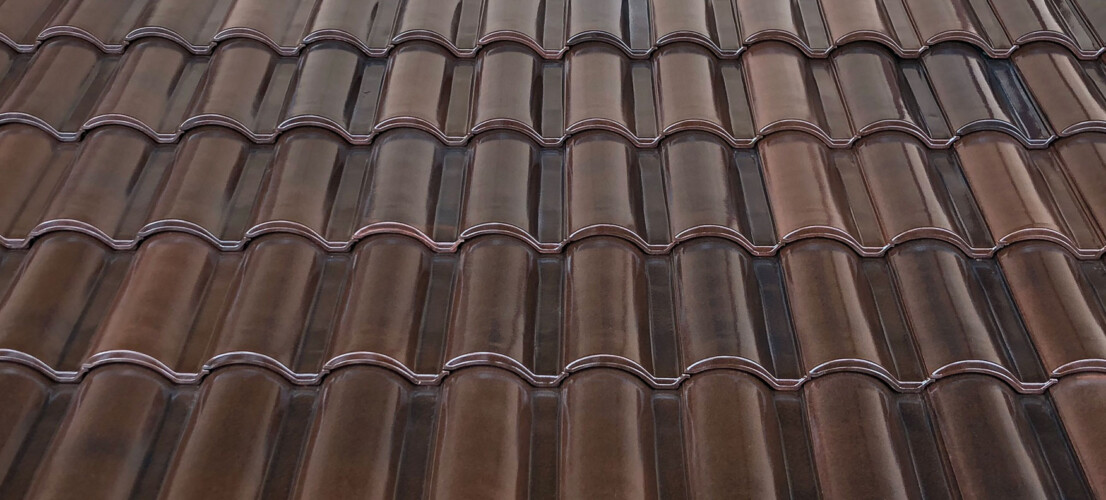 Selectum Cognac Rustic Tile roof installation