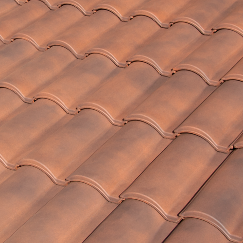 Selectum Rustic Red Tile roof installation